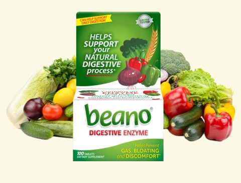 Beano® Tablets - Alpha-D-Galactosidase Anti-Gas Pills
